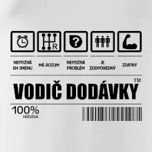 Čiarový kód - Vodič dodávky