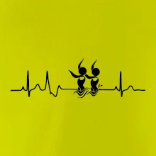 EKG synchronizované plávanie