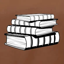 Knihy čiernobiele na sebe