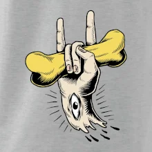 Rocková ruka kosť a oko Rocková ruka kosť a oko