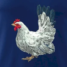 Sliepka kreslená biela