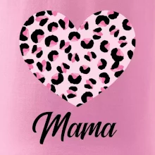 Srdce růžové - mama (Pecka Design)