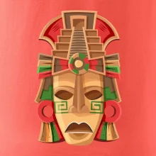 Mayové maska červené uši Mayové maska červené uši