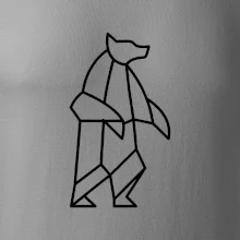 Geometria ľadový medveď stojaci