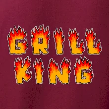 Grill King ohnivý nápis