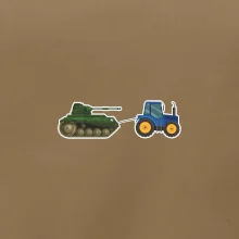 Ukrajinský traktorový pluk ulovil tank