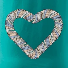 Srdce z kníh Srdce z kníh