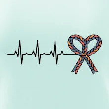 EKG srdce veľká noc