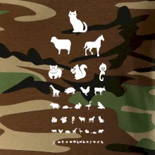 Očný test zvieratká Očný test zvieratká