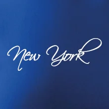 New York nápis písacím