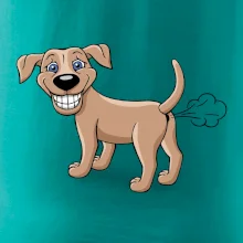 Prdiace pes kreslený (Hana-creative)