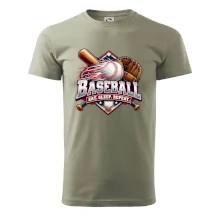 Baseballová pálka s rukavicou eat sleep repeat