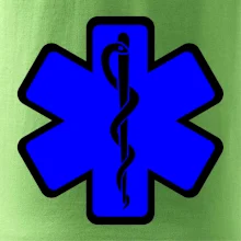 Rescue - Hviezda na prsníku + nápis na chrbte Rescue - Hviezda na prsníku + nápis na chrbte