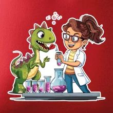 Chemik a dinosaurus - dievča