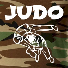 Judo nápis + postavy