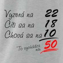 Vyzerá, cíti sa, chová sa - 50 rokov Vyzerá, cíti sa, chová sa - 50 rokov