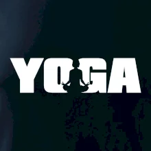 Yoga nápis Yoga nápis