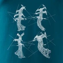 Skrútený stožiar vysokého vedenia