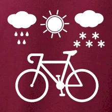Cyklista za každého počasia