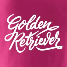Golden retriever - nápis okrasný