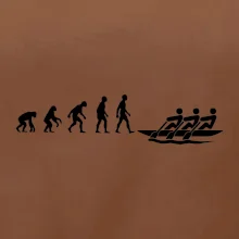 Evolúcia veslovanie 3 ľudia