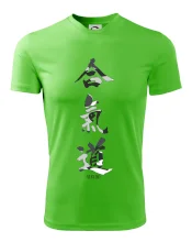 Aikidó maskáčový nápis