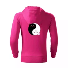 Mačky jin jang farebné Mačky jin jang farebné