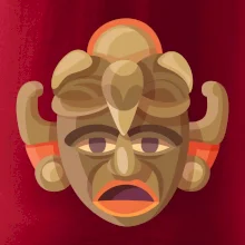 Mayové maska černoch