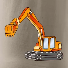 Bager bez nápisu oranžový Bager bez nápisu oranžový