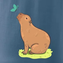 Kapybara a motýlik