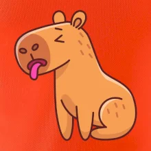 Unavená kapybara Unavená kapybara