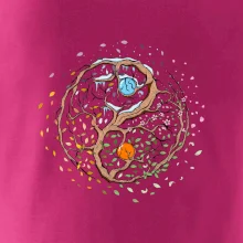 Yin & Yang strom - zima, leto Yin & Yang strom - zima, leto