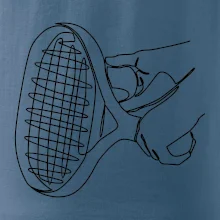 Tenisová raketa jedným ťahom