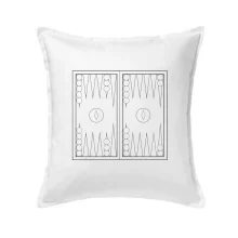 Backgammon čiernobiely