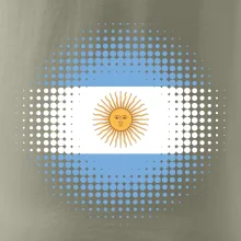 Argentína vlajka bodkovaná