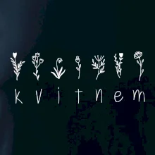 Kvitnem - Nápis s kvetinami