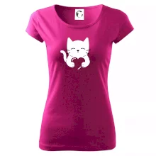 Mačka drží srdce Mačka drží srdce