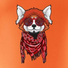Červená panda hipster