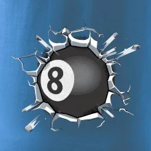 Biliardová guľa v triku