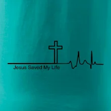 Jesus Saved My Life kríž ekg Jesus Saved My Life kríž ekg