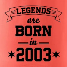 Legends are born in 2003