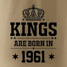 Kings are born in 1961