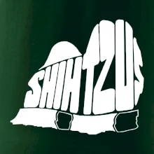 Shih-tzu - nápis v tele Shih-tzu - nápis v tele