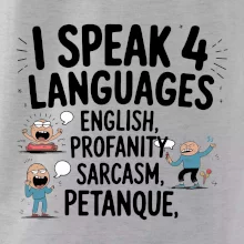 I speak 4 language - Petanque