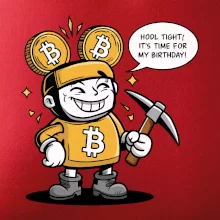 Hodl tight, it's time for my birthday!