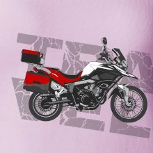 Cestovná enduro červená