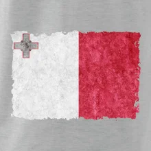 Vlajka Malta ohrýzaná