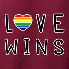 Love wins nápis