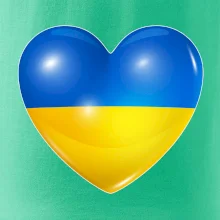 Ukrajina srdce vlajka