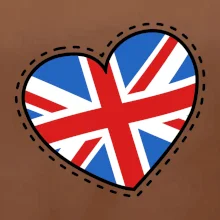 Británia srdce prsník